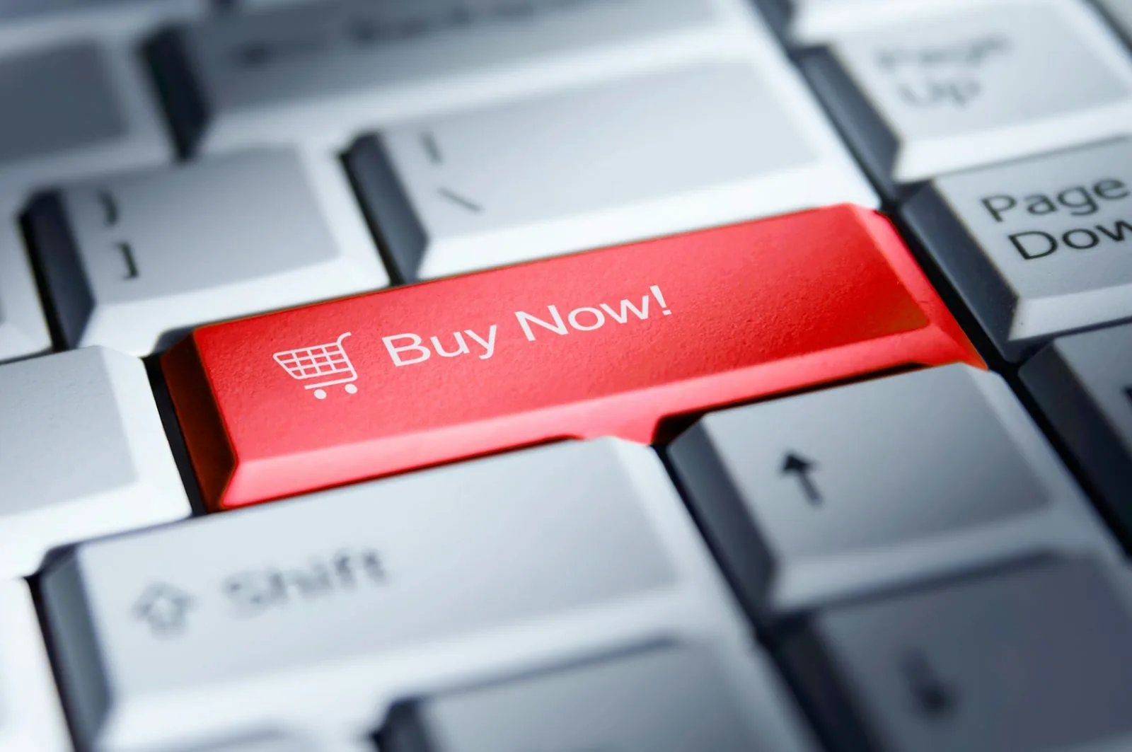 Buy Now key on a keyboard representing e-commerce